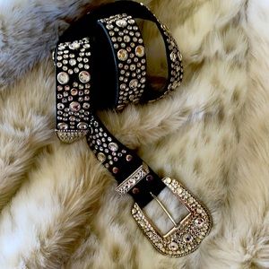 AN Designs Western Rhinestone Belt - Med
